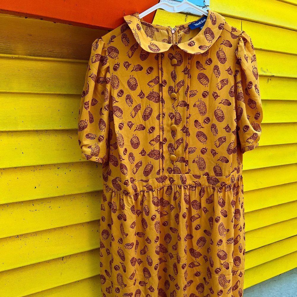 Modcloth Semi-Sheer Owl Dress | Size 18W